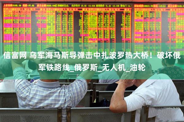 信富网 乌军海马斯导弹击中扎波罗热大桥！破坏俄军铁路线_俄罗斯_无人机_油轮