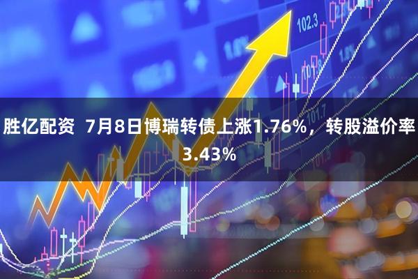 胜亿配资  7月8日博瑞转债上涨1.76%，转股溢价率3.43%