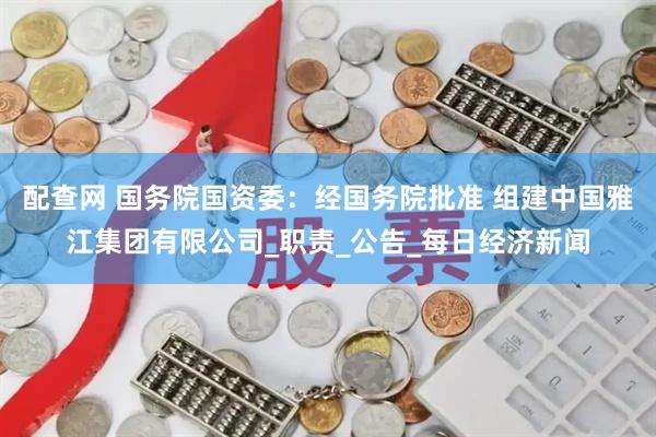 配查网 国务院国资委：经国务院批准 组建中国雅江集团有限公司_职责_公告_每日经济新闻